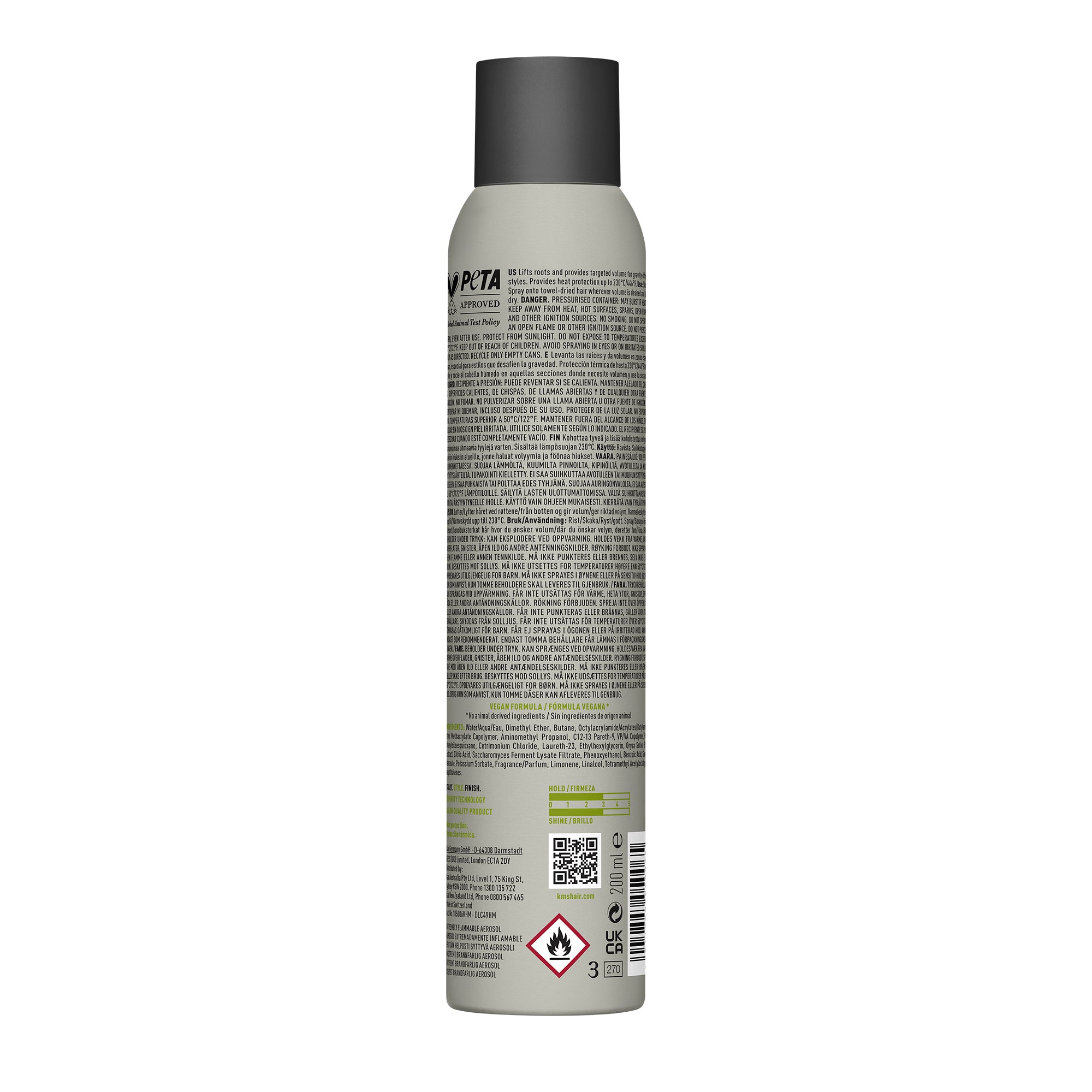 KMS Add Volume Root and Body Lift 200ml