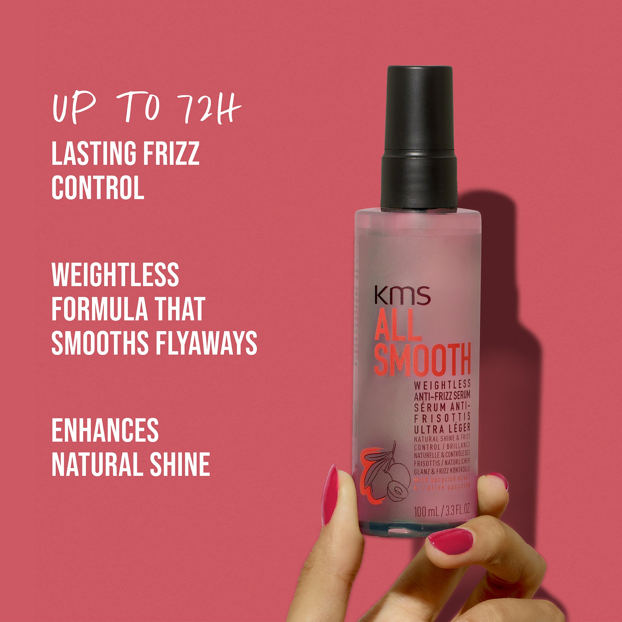 KMS All Smooth Anti-Frizz Serum Oil 100ml