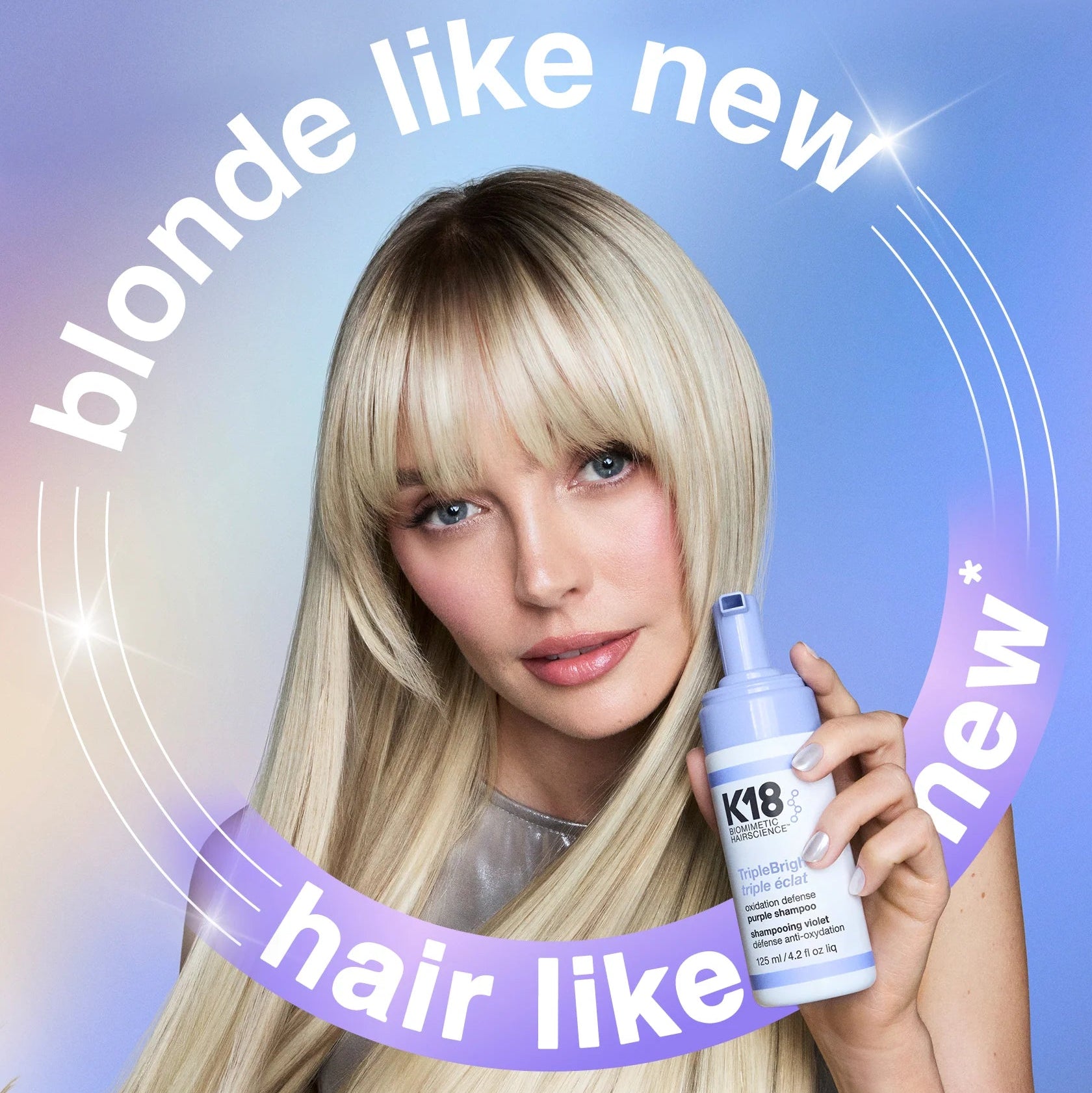 K18 TripleBright Oxidation Defense Purple Shampoo 125ml