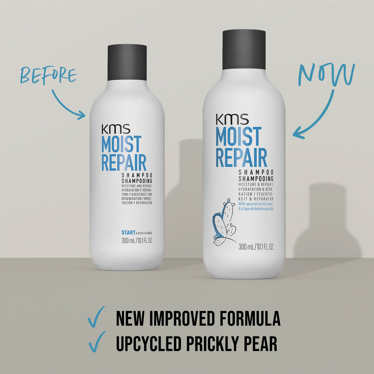 KMS Moist Repair Shampoo 300ml (New Packaging)
