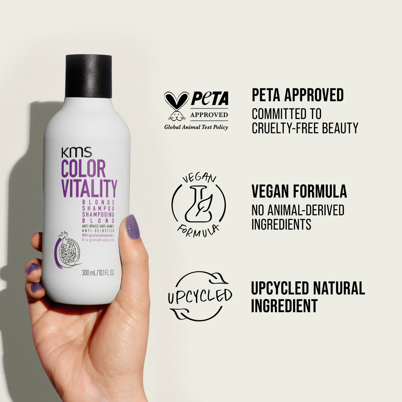 KMS Colour Vitality BLONDE Shampoo 300ml (New Packaging)