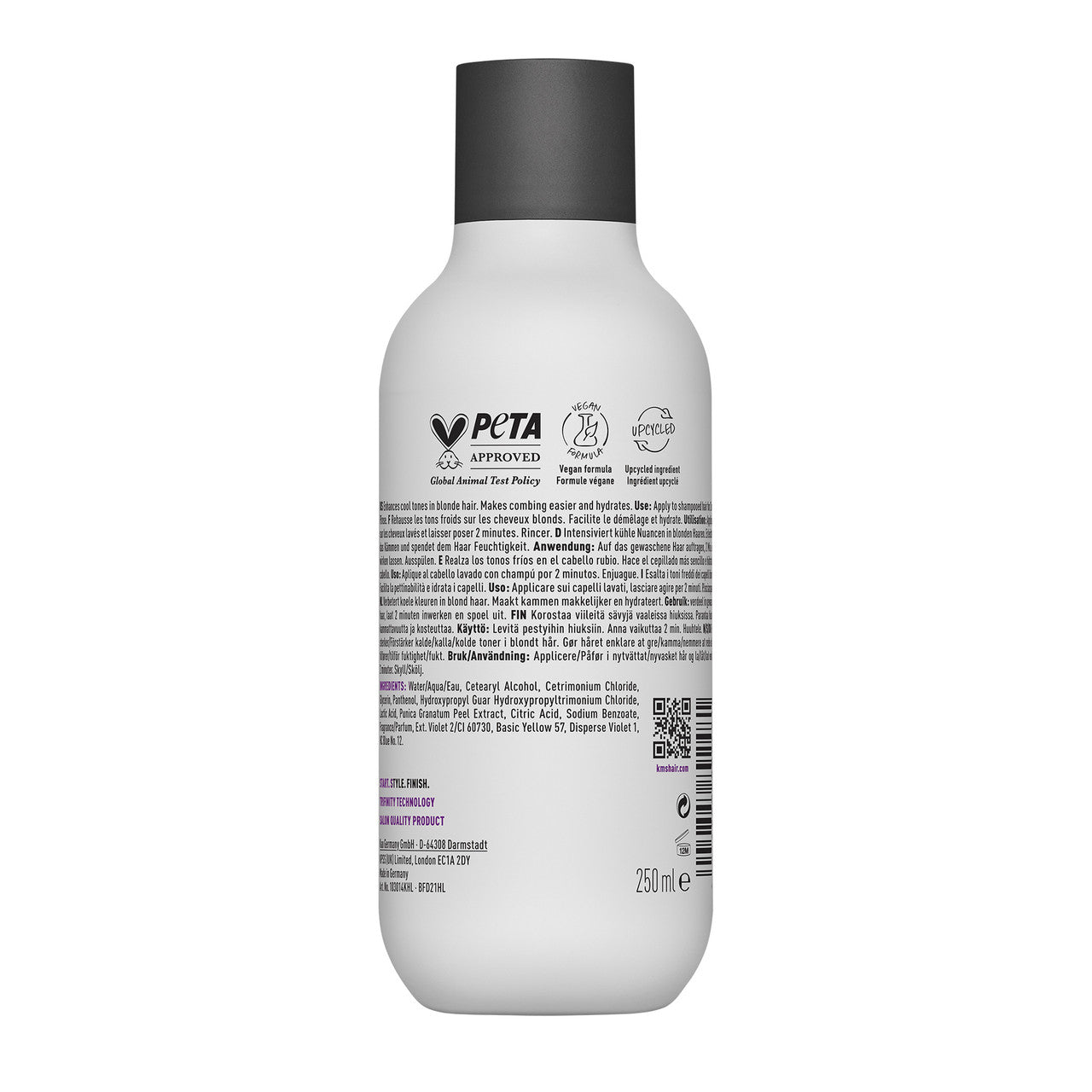 KMS Colour Vitality BLONDE Conditioner 250ml (New Packaging)