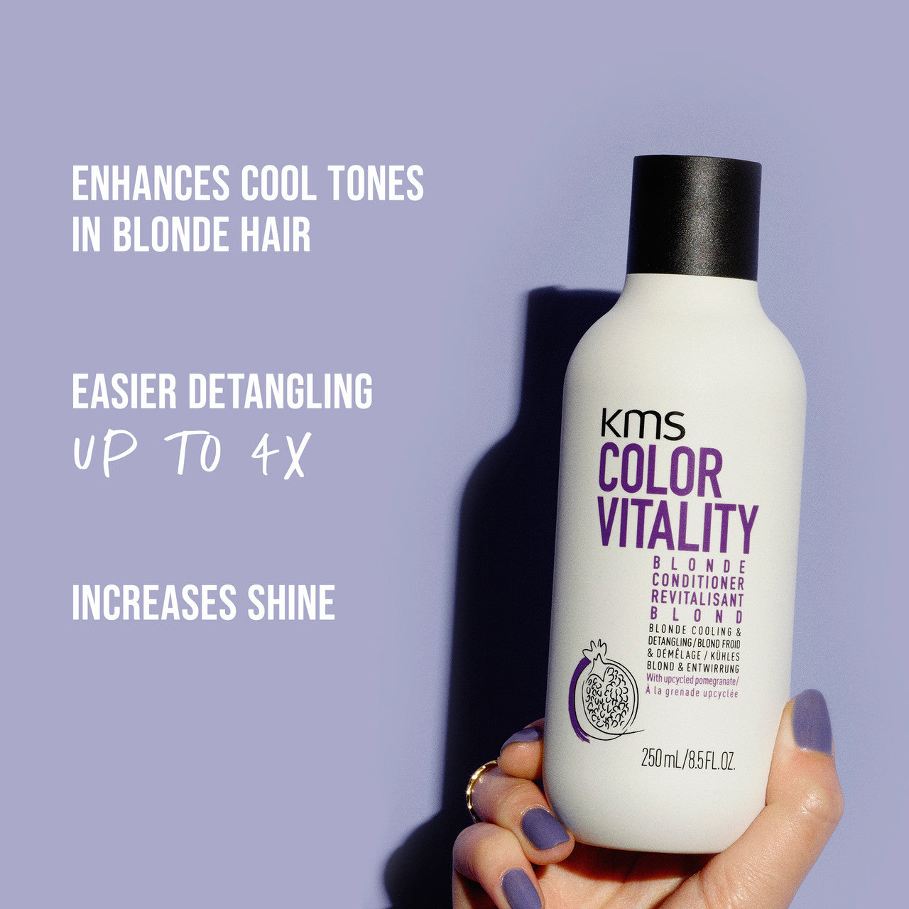 KMS Colour Vitality BLONDE Conditioner 250ml (New Packaging)