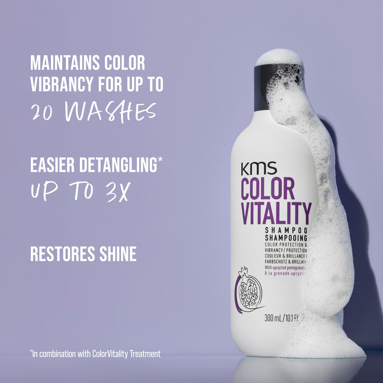 KMS Colour Vitality Shampoo 300ml (New Packaging)