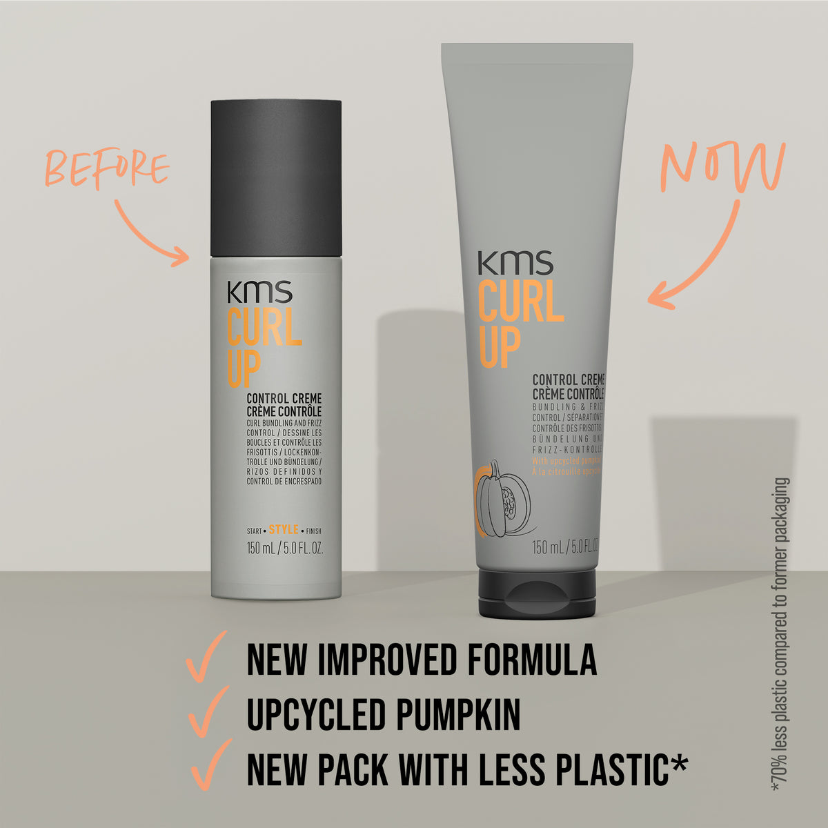 KMS Curl Up Control Creme 150ml
