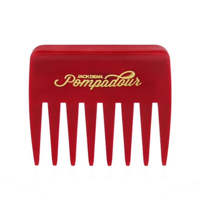 Denman Jack Dean Pompadour Comb - Red