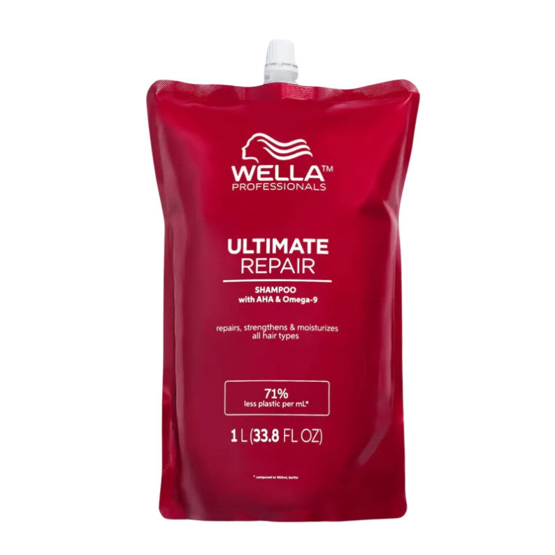 Wella 1L Ultimate Repair Shampoo REFILL POUCH