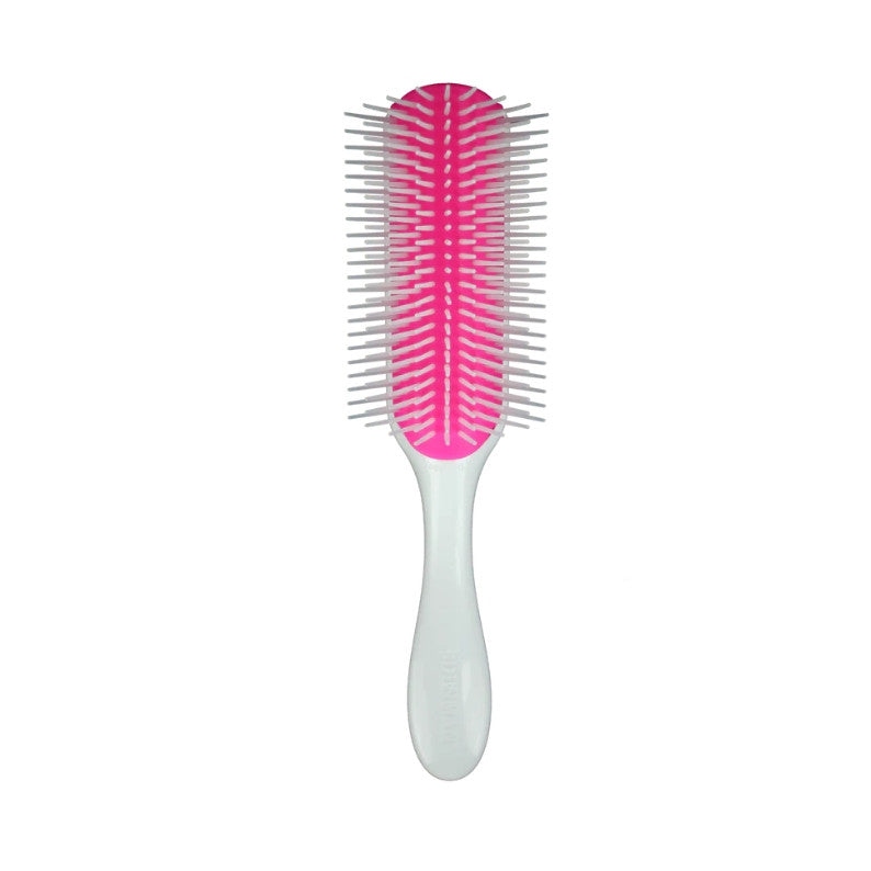 Denman D4 The Original Styler 9 Row White/Pink Brush