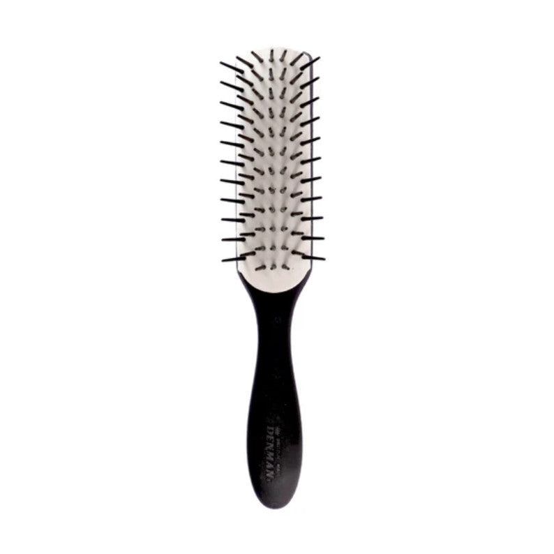 Denman D31N 7 Row Freeflow Styler Black/White Brush