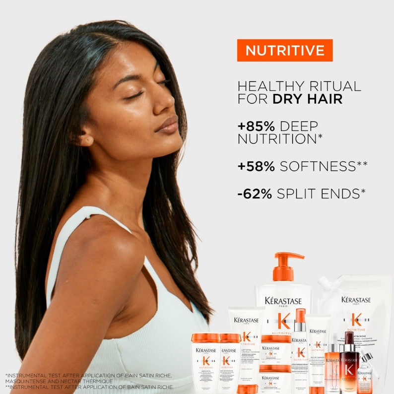 Kerastase 500ml Nutritive Bain Satin Riche Shampoo REFILL Pouch
