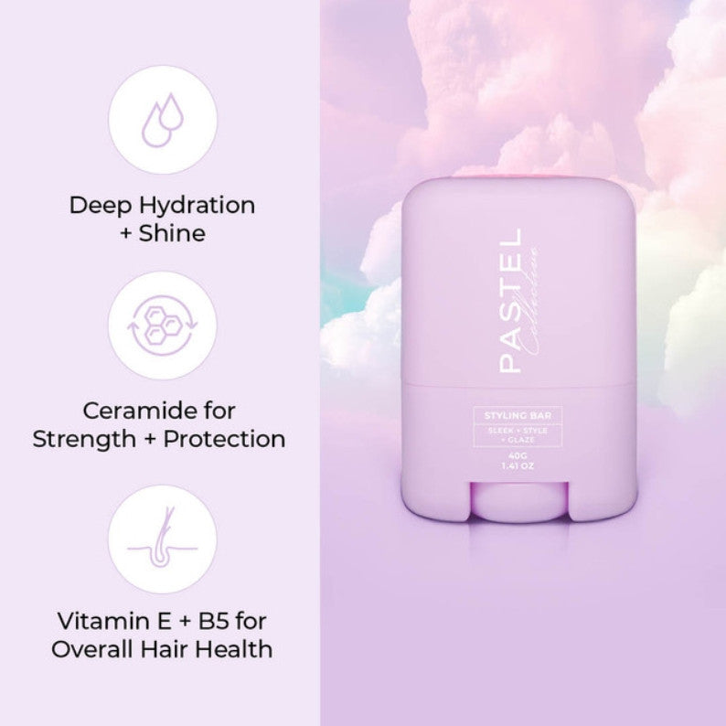 Pastel Collective Styling Bar - Sleek + Style + Glaze 40g