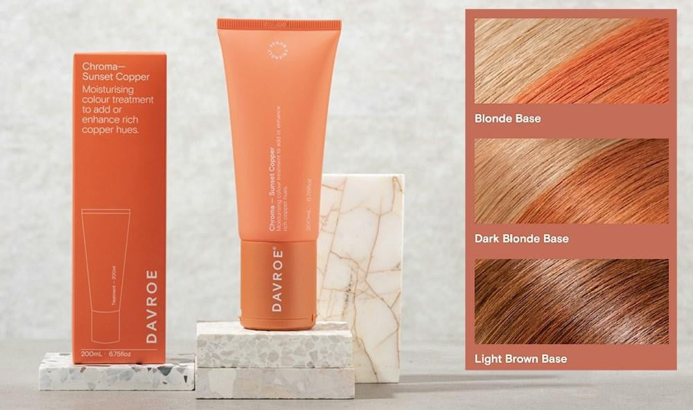 Davroe Chroma SUNSET COPPER Colour Treatment 200ml