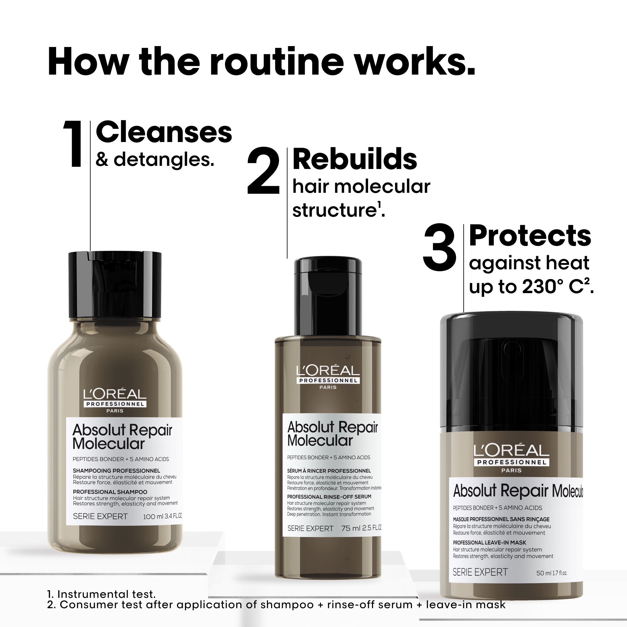 L'Oreal Professionel Absolut Repair Molecular Mini Trio Kit