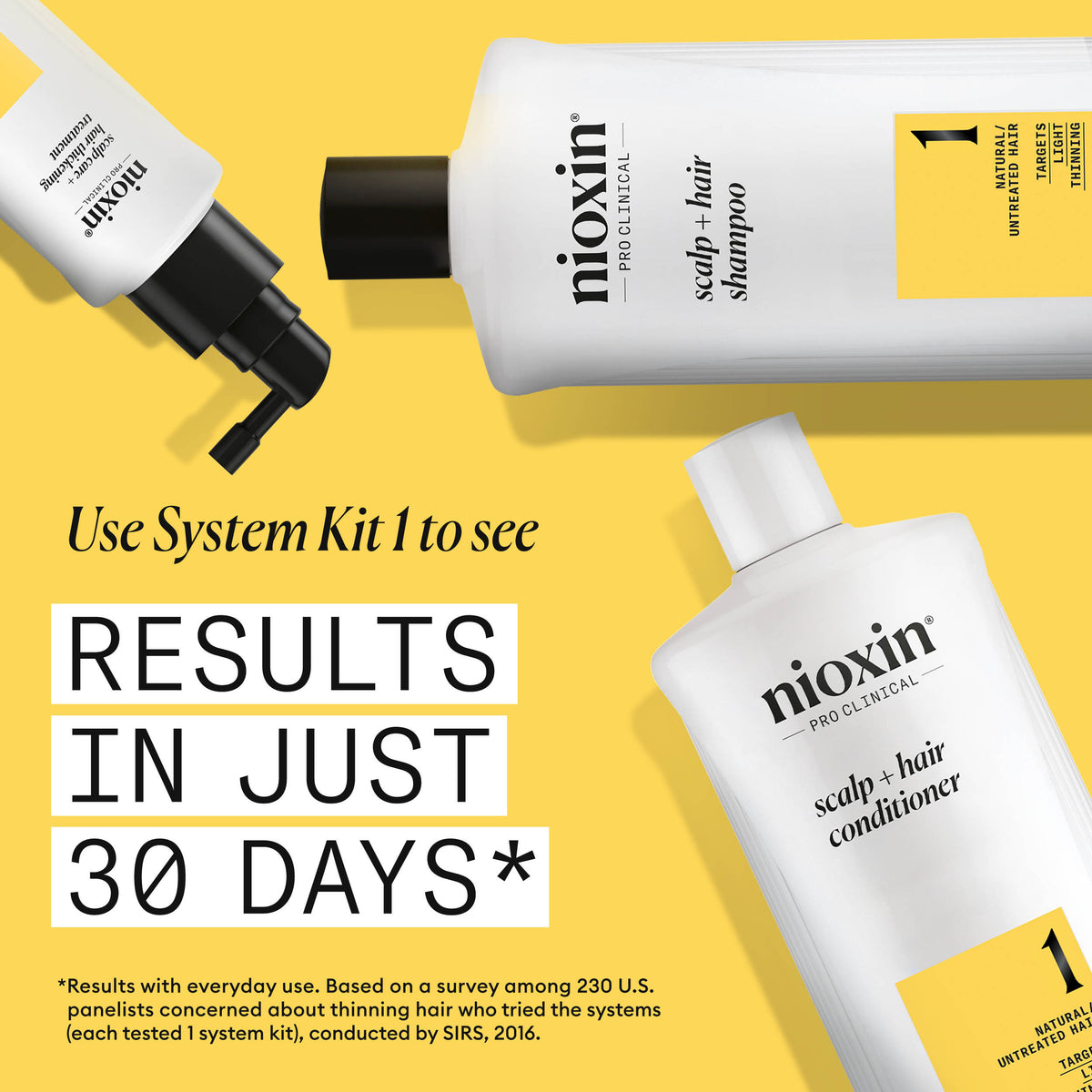 Nioxin System 1 Conditioner 300ml - For Natural Hair with Light Thinning