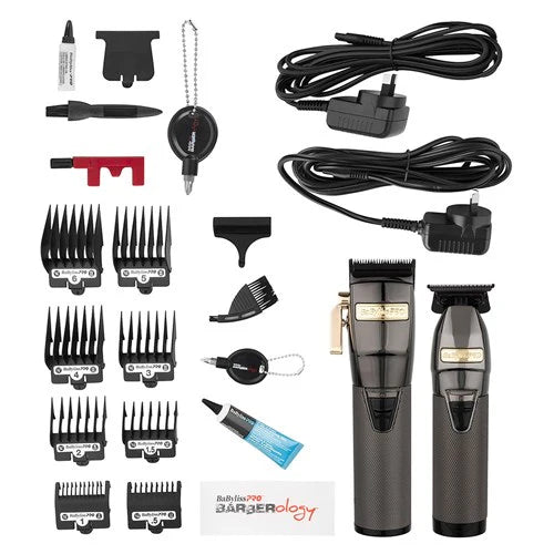 BaBylissPRO  LimitedFX Gunmetal Duo Clipper Trimmer Set