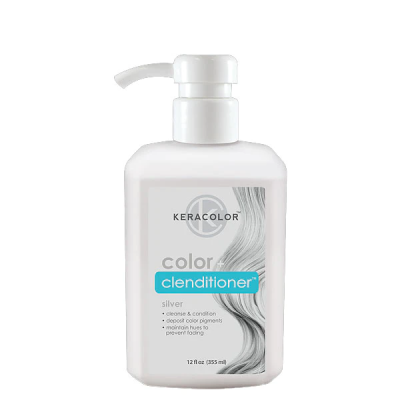 Keracolor Color + Clenditioner 355ml - SILVER