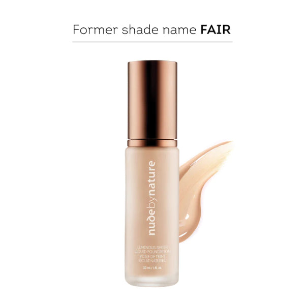Nude By Nature Luminous Sheer Liquid Foundation