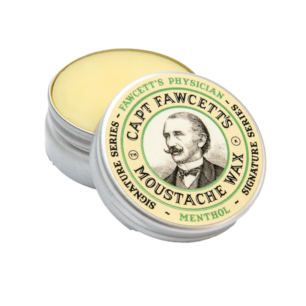 Captain Fawcett Moustache Wax 15ml - FAWCETT'S PHYSICIAN MENTHOL