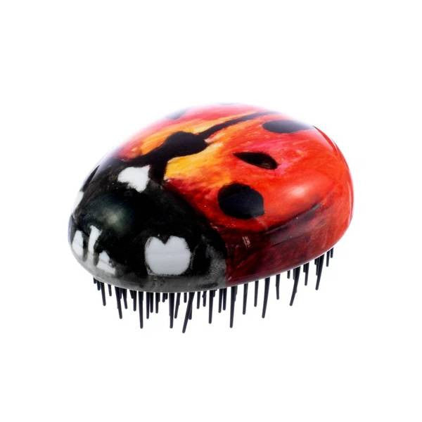 Kent Pebble Detangling Brush - Ladybug