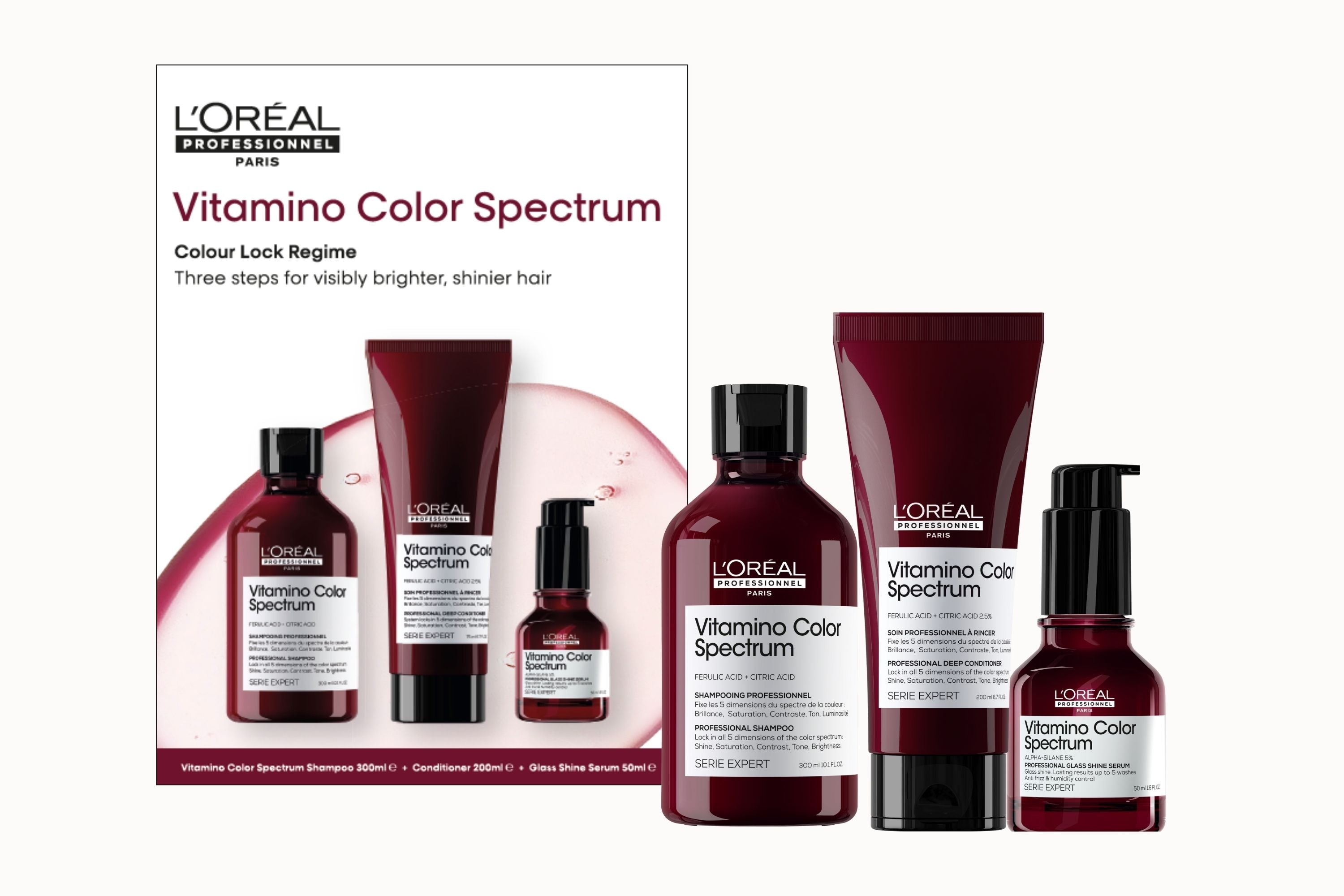 L'Oreal Professional VITAMINO COLOR SPECTRUM Trio Gift Pack 2026