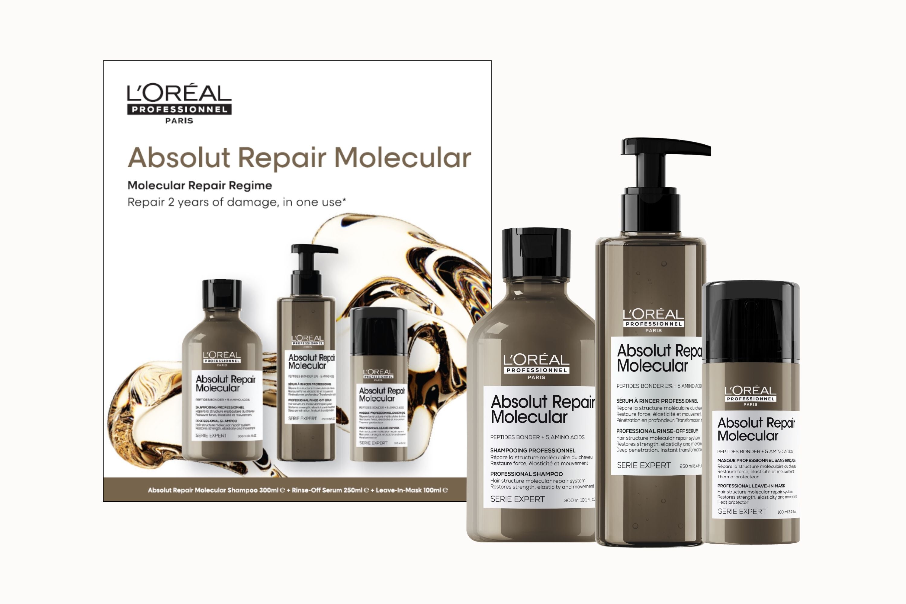L'Oreal Serie Expert Absolut Repair Molecular Trio Gift Pack 2026