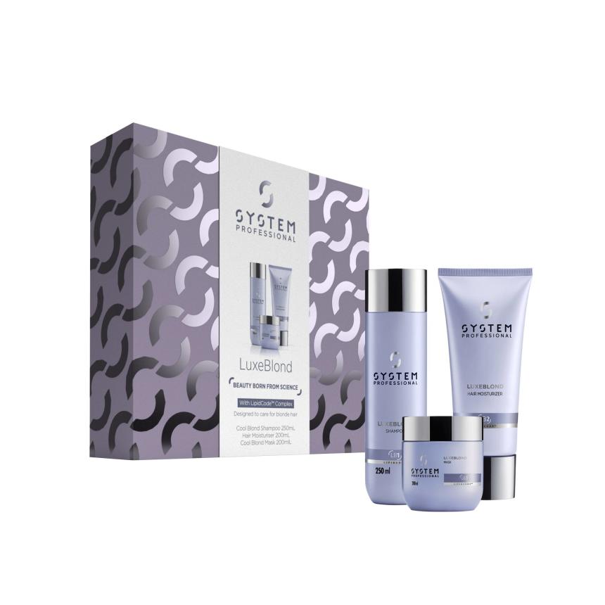 Wella System Professional LuxeBlonde TRIO Gift Pack