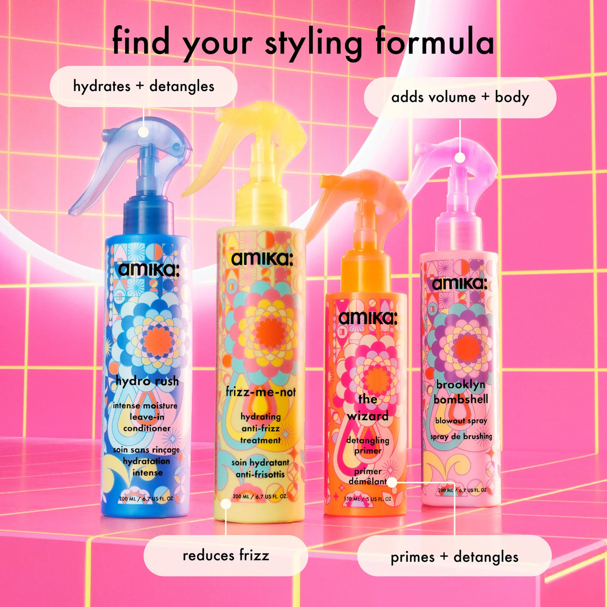 Amika Brooklyn Bombshell Blowout Spray TRAVEL 60ml