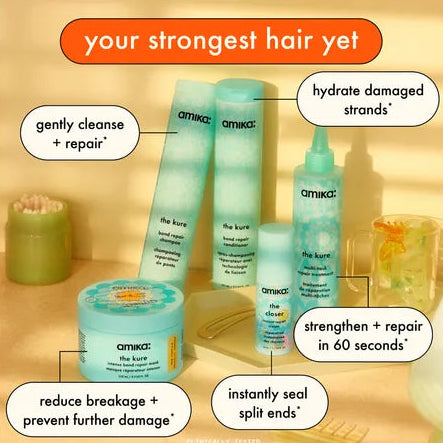 Amika The Kure Strength Repair Shampoo 500ml Refill Pouch