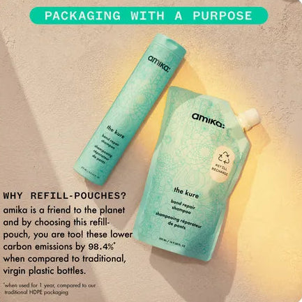 Amika The Kure Strength Repair Conditioner 500ml Refill Pouch