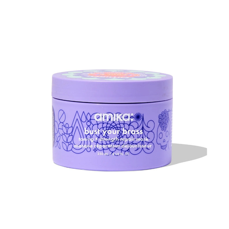 Amika Bust Your Brass Toning + Strenght Repair Mask 250ml