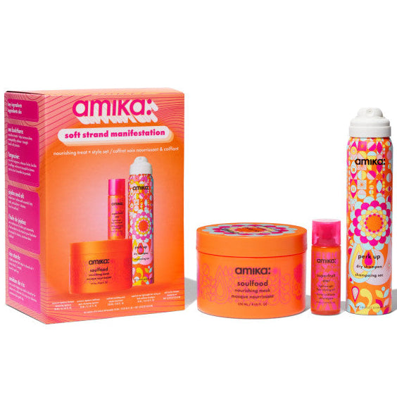 Amika Nourishing Treat & Style Gift Pack - SOFT STRAND MANIFESTATION