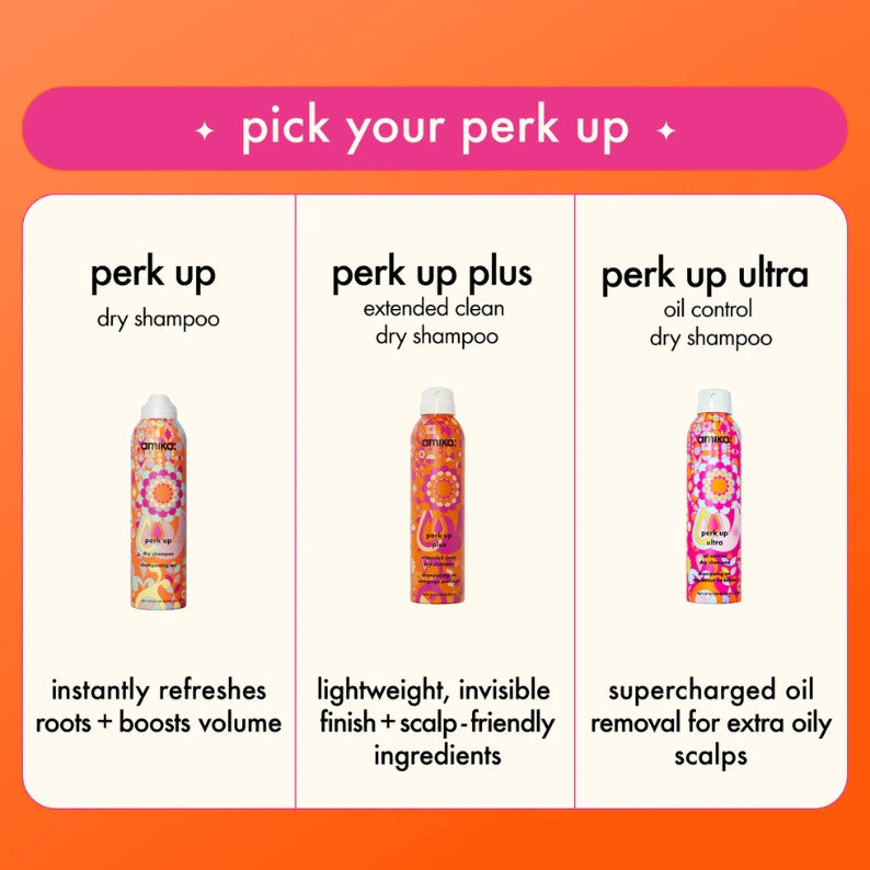 Amika Perk Up Ultra Oil Control Dry Shampoo TRAVEL 84ml