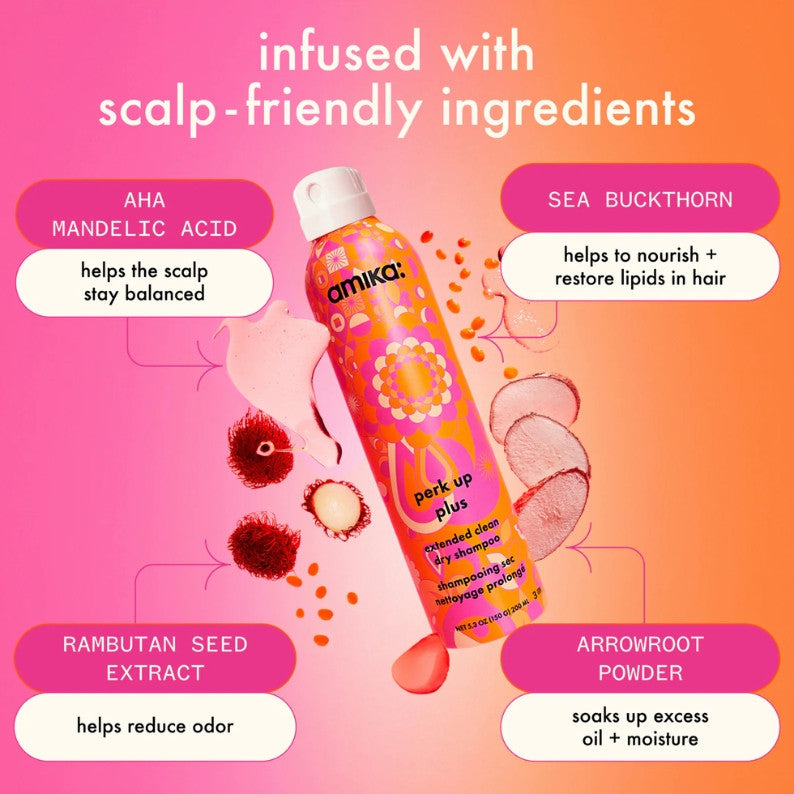 Amika Perk Up Plus Extended Clean Dry Shampoo 199ml