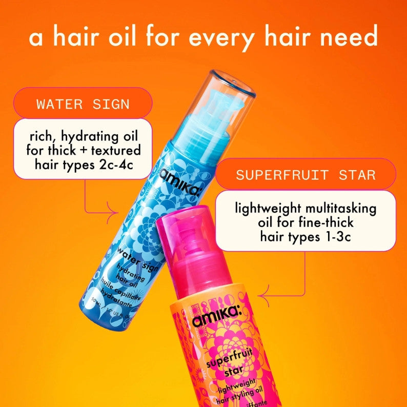 amika Amika Superfruit Star Styling Oil 50ml – Strengthen, Smooth & Protect