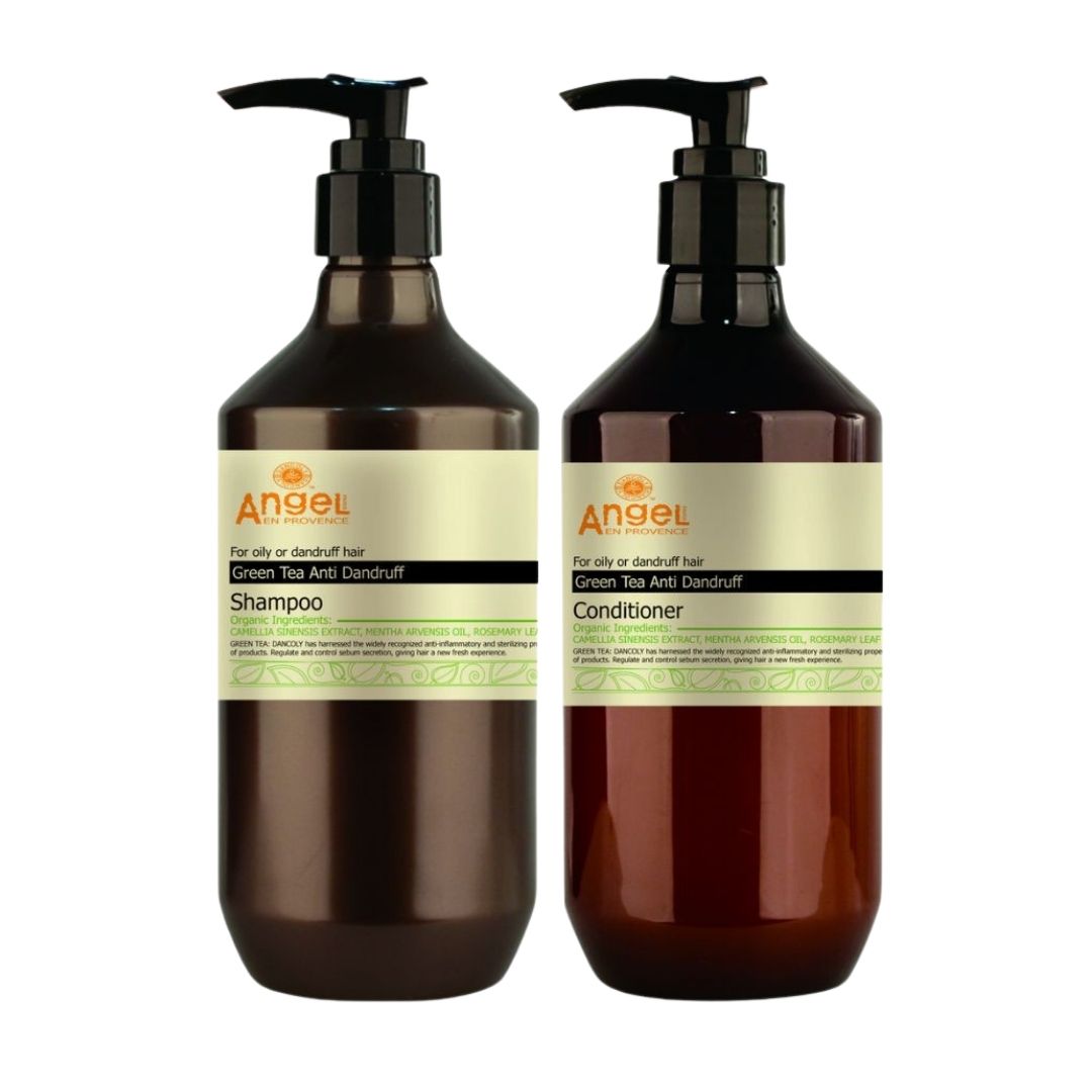 Angel GREEN TEA Shampoo & Conditioner 400ml Bundle