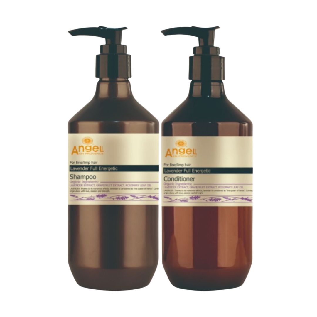 Angel LAVENDER FULL Shampoo & Conditioner 400ml Bundle
