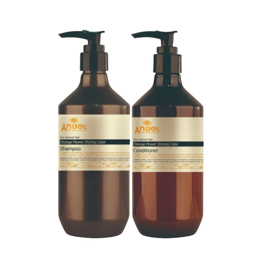 Angel ORANGE FLOWER Shampoo & Conditioner 400ml Bundle