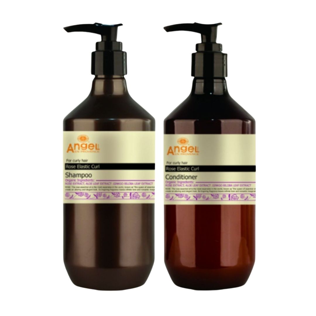 Angel ROSE ELASTIC Shampoo & Conditioner 400ml Bundle