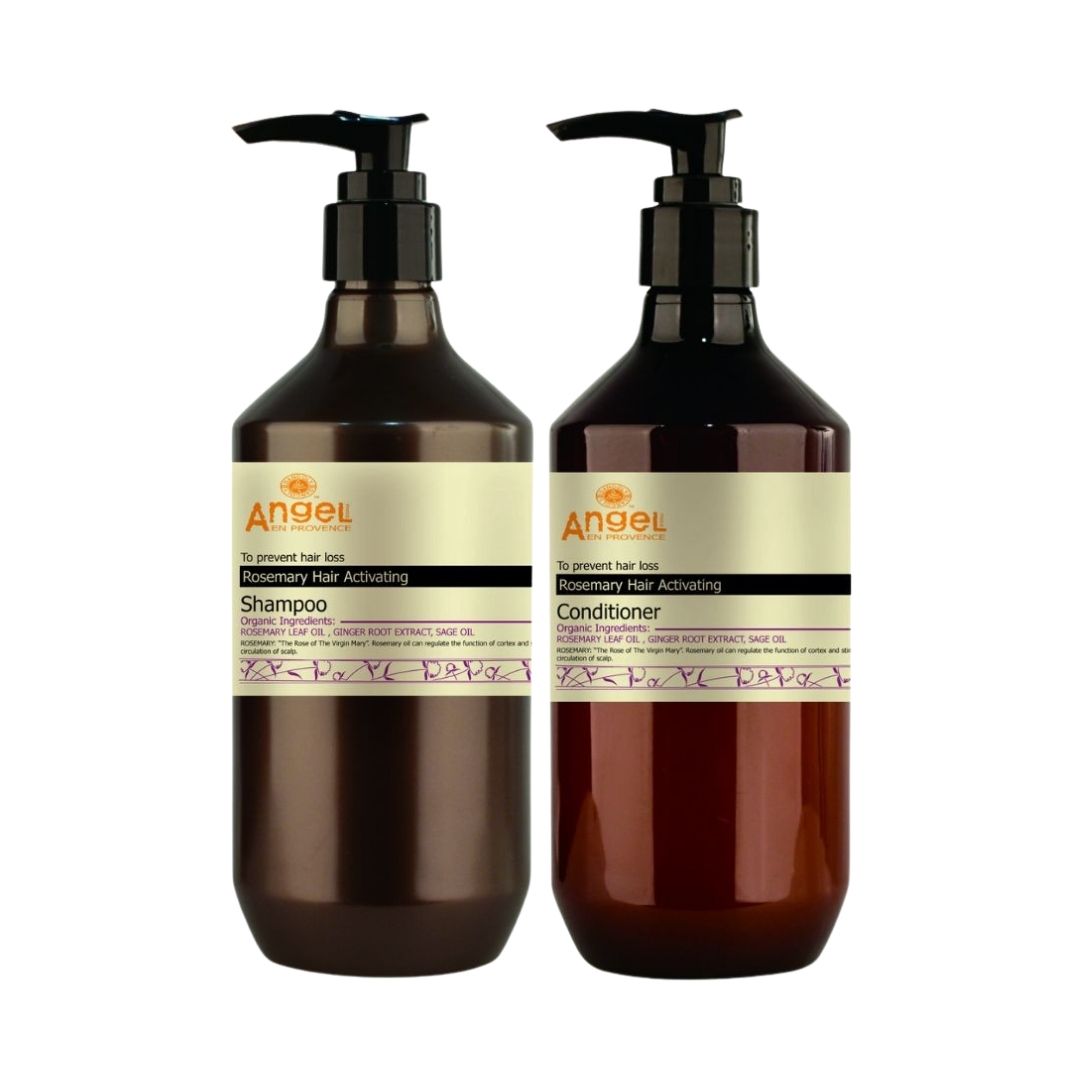 Angel ROSEMARY Shampoo & Conditioner 400ml Bundle