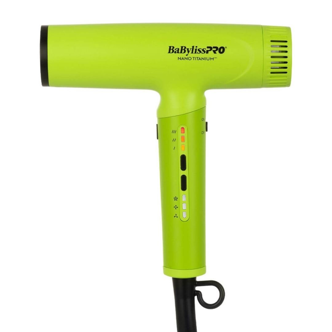 BaBylissPRO Nano Light Ionic Hair Dryer Green