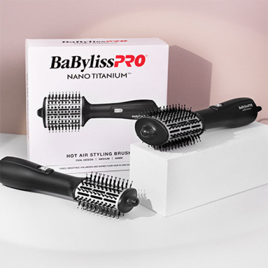 BaBylissPRO Nano Titanium Hot Air Styling Brush 89mm