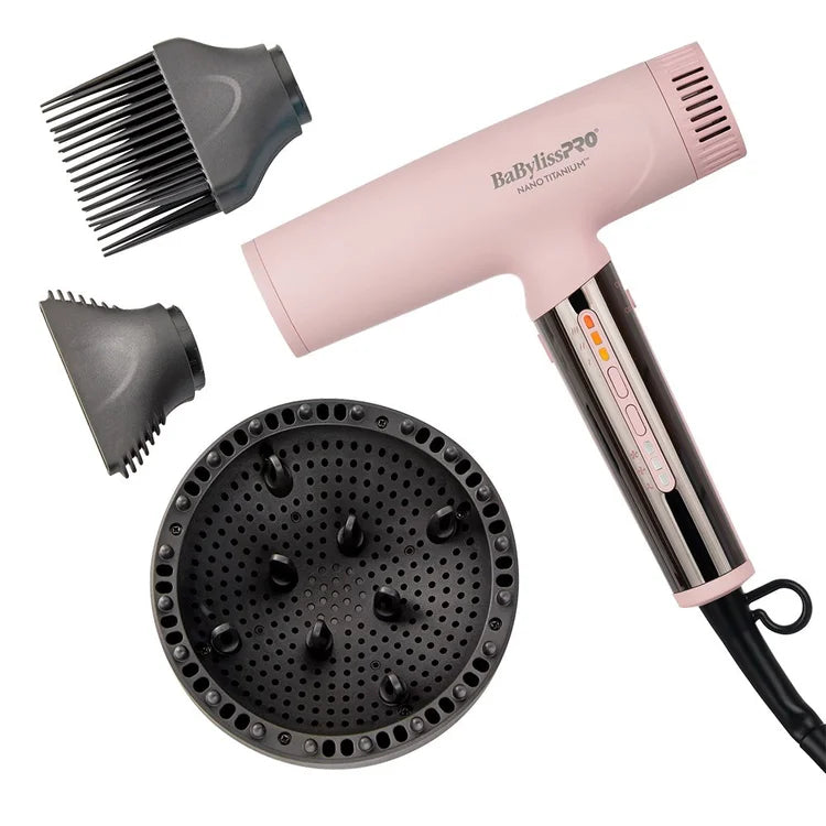 BaBylissPRO Nano Light Ionic Hair Dryer Pink