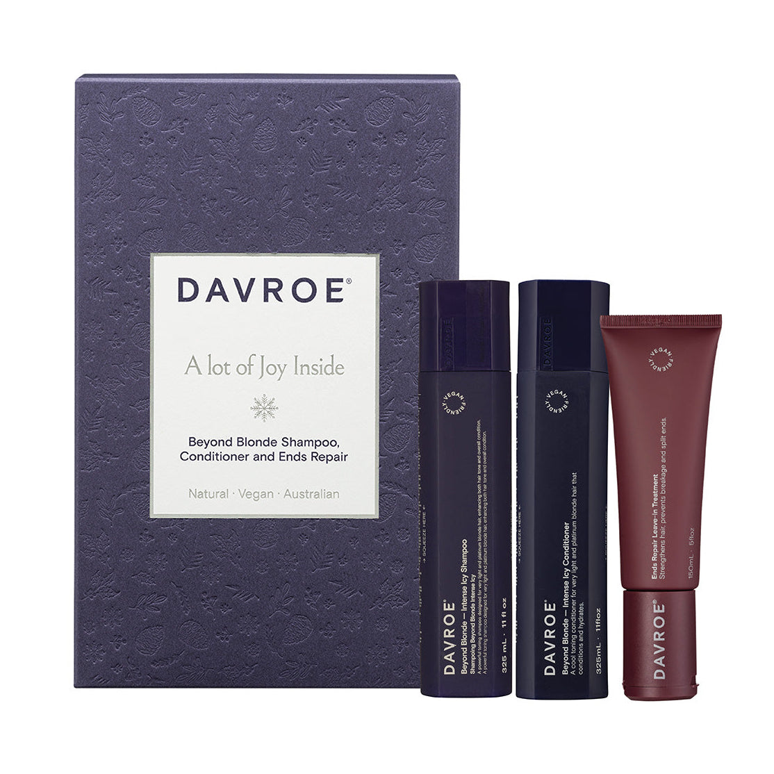 Davroe BEYOND BLONDE Senses Duo + Ends Repair Leave-In Treatment Gift Pack