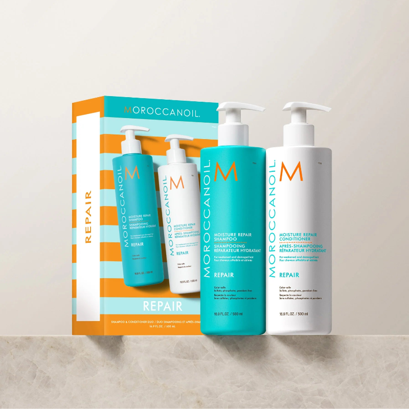 Moroccanoil Repair Shampoo & Conditioner Gift Set 500ml