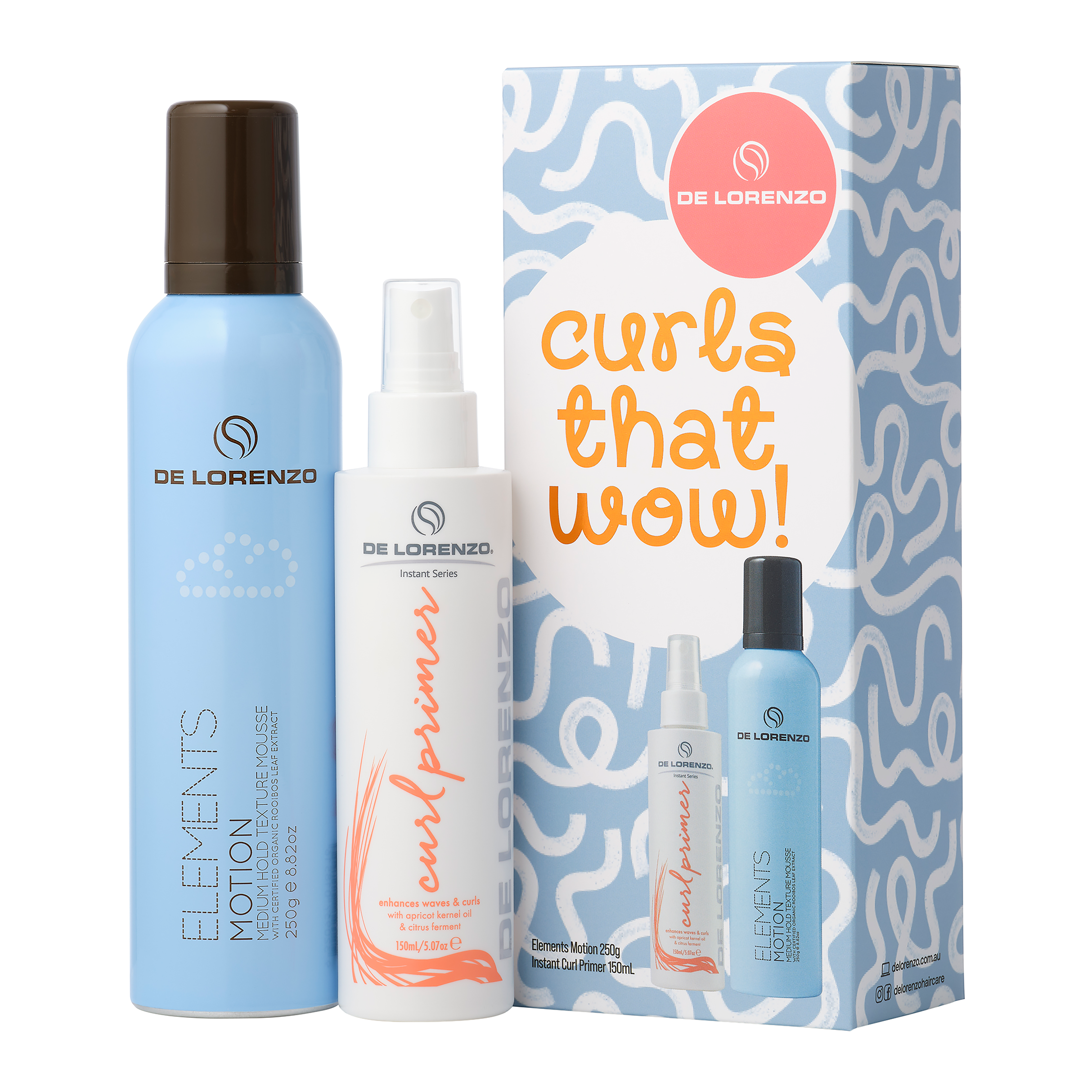 De Lorenzo Curls That Wow Gift Pack