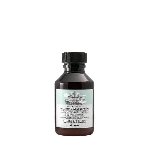 Davines NaturalTech Detoxifying Scrub Shampoo TRAVEL 100ml