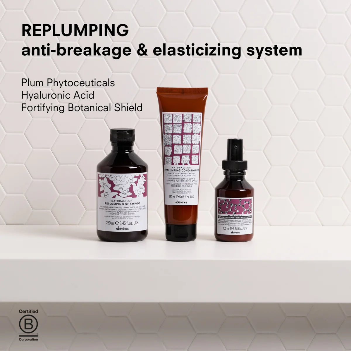 Davines NaturalTech Replumping Hair Filler Superactive 100ml