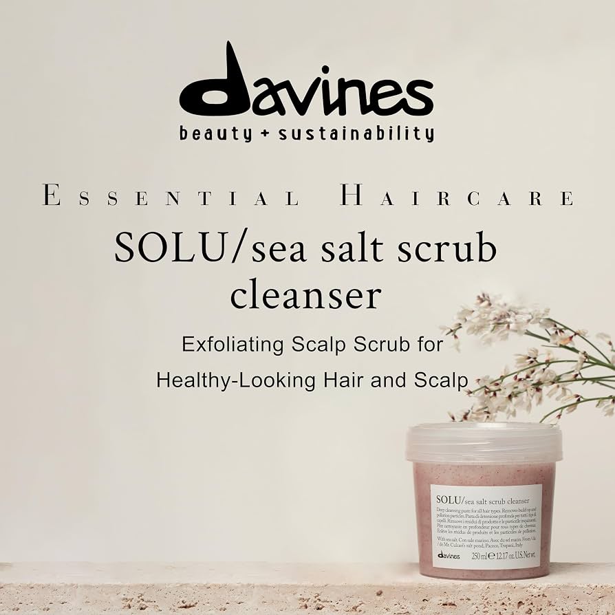 Davines Solu Sea Salt Scrub Cleanser 250ml