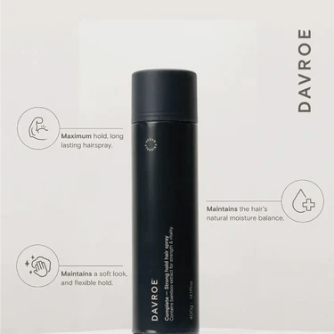 Davroe Complete Aerosol Strong Hold Hair Spray 400g