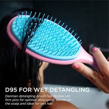 Denman D95 Pink Crush Wet Detangler Brush